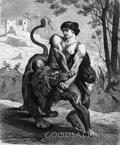 Samson Slays the Lion