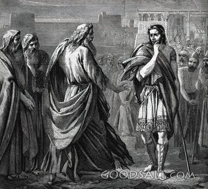 Samuel Rebukes King Saul
