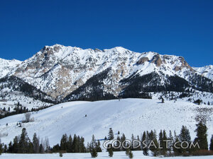 Snow Covered Mountain Landscape