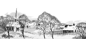 Snowy Village
