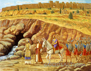 Solomon Is Anointed