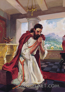 Solomon Praying for Wisdom