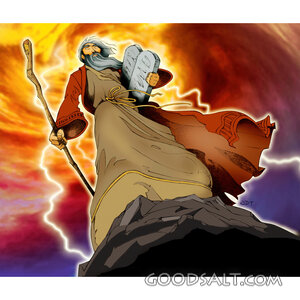 Moses with the Ten Commandments
