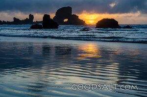 Sunset at Ecola Park