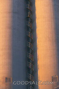 Silo Stairway in Evening Light