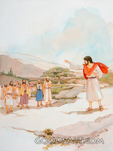 Ten Lepers Come to Jesus