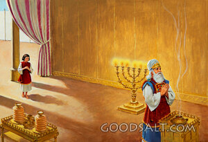 The Boy Samuel in the Temple