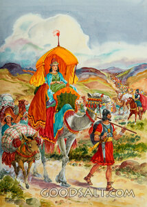 The Queen of Sheba Viaits Solomon