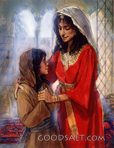 The Servant Girl Shares Good News
