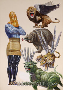The Statue of Daniel and the Beasts of Revelation