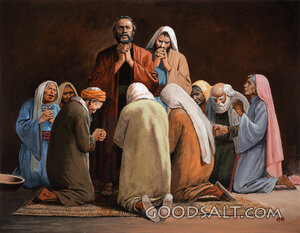 The Workers of the First Church in Prayer