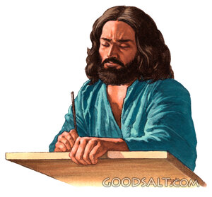 Prophet Writing the Word of God