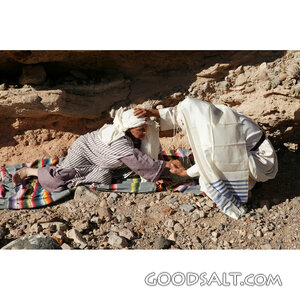 Jesus Touches the Wounded Man