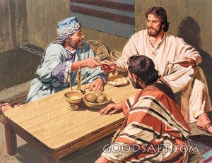 Two Friends Recognize Jesus