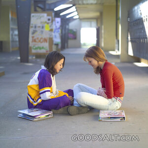 Two High School Students Praying
