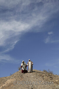 Disciples Descending the Wilderness Ridge
