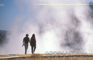Walk Beside the Geyser Mist
