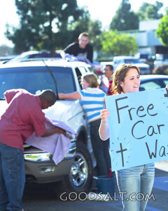 Youth Ministry Free Car Wash Service