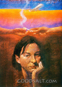 Woman, Airplane, Addiction