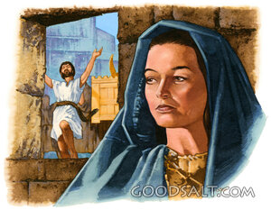 Michal Watches David Dance Before the Ark