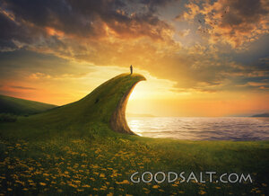 Woman on a Cliff