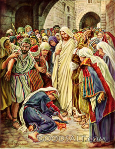 Woman Touched Jesus' Garment