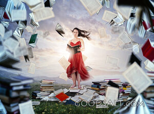 Woman With Books