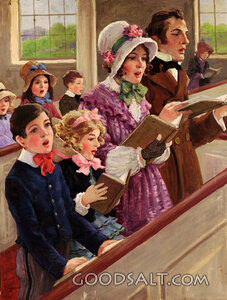 Worshiping in Church
