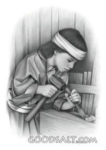 Young Boy Carpenter