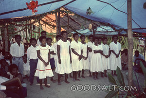 Young People Being Presented to Church for Baptism