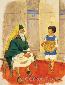 Young Samuel and Eli