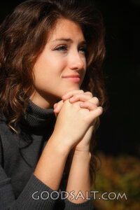 Young Woman Meditating (close-Up)