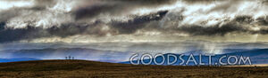 3 Crosses on Stormy Horizon