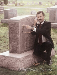 A Long Distance Gravesite Call
