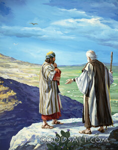 Abraham and Lot Depart