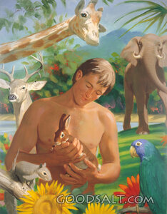 Adam Names the Animals