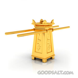 Altar of Incense on White Background