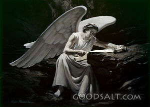 Angel Studying God's Law
