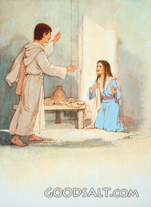 Angel Tells Mary She Will Bare a Special Son