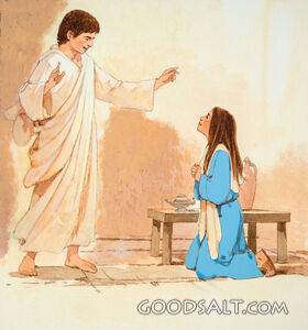 Angel Tells Mary That She Will Bear the Messiah