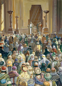 Announcement From the Temple Steps