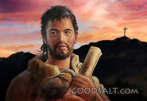 Apostle Holding Scroll