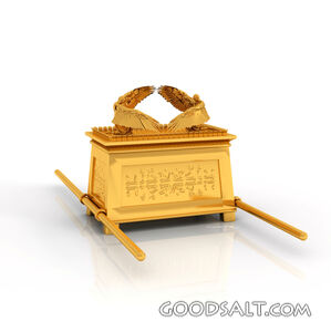 Ark of the Covenant on White Background