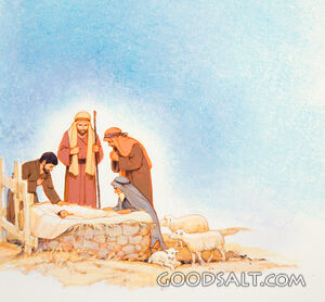 At the Manger