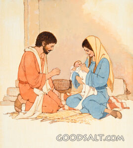 Baby Jesus and His Parents