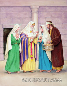 Baby Jesus' Family Went to Church