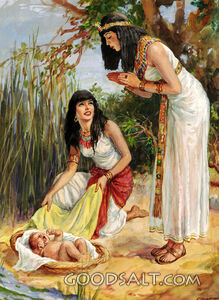 Baby Moses in the Bulrushes