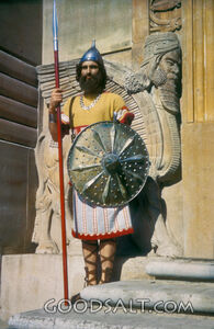 Babylonian Soldier Guarding Door