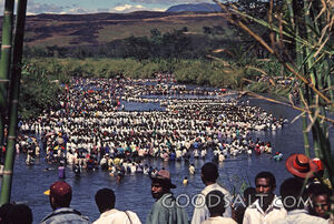 Baptism at Keiya Camp Meeting 1998