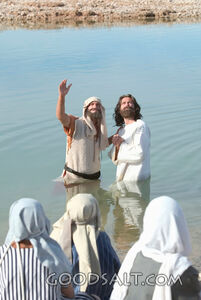 Baptizing in a River